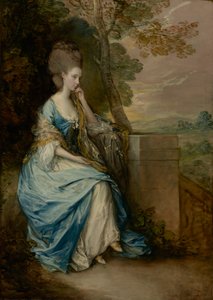 Portret Anny, hrabiny Chesterfield, 1777-8 (olej na płótnie0 autorstwa Thomas Gainsborough