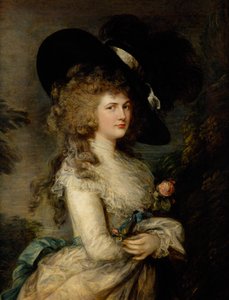 Portret Georgiany, księżnej Devonshire, c.1785-87 (olej na płótnie)