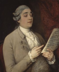 Portret Giusto Ferdinando Tenducci 1736-1790, znany jako il Senesino, ok. 1770. autorstwa Thomas Gainsborough