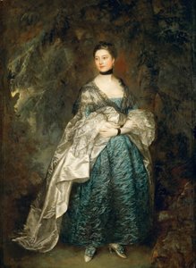 Portret lady Alston, Gertrude Durnford 1731-1807, 1760. autorstwa Thomas Gainsborough