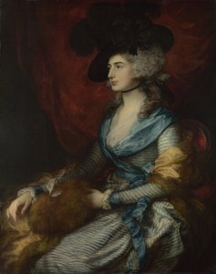 Portret Sarah Siddons, 1785 autorstwa Thomas Gainsborough
