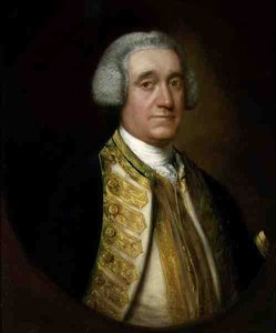 Portret wiceadmirała Thomasa Brodericka (zm. 1769) (olej na płótnie) autorstwa Thomas Gainsborough