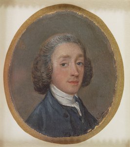 Portret młodego mężczyzny z upudrowanymi włosami autorstwa Thomas Gainsborough