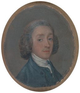 Portret młodzieńca z upudrowanymi włosami, ca. 1750. autorstwa Thomas Gainsborough