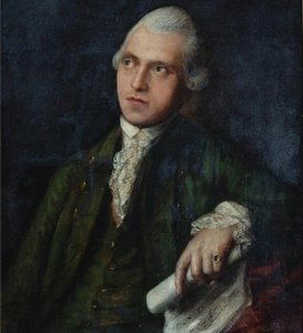 Portret kompozytora i skrzypka Antonína Kammela 1730-1784, ok.1768. autorstwa Thomas Gainsborough