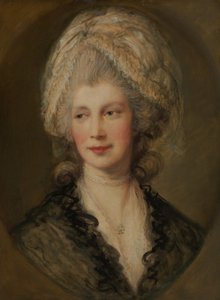 Królowa Charlotta. autorstwa Thomas Gainsborough