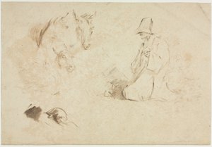 Szkice: Figury i Zwierzęta autorstwa Thomas Gainsborough