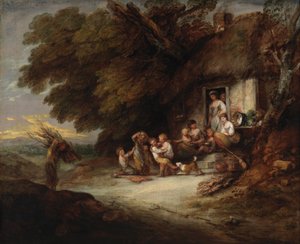 Drzwi domku autorstwa Thomas Gainsborough