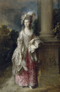 Czcigodna pani Graham (1757 - 1792) autorstwa Thomas Gainsborough