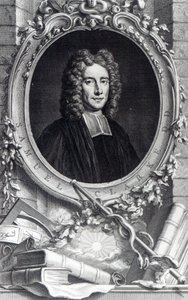 Samuel Clarke, grawerowany przez Jacobusa Houbrakena, c.1737-48