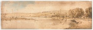 Wybór dwudziestu najbardziej malowniczych widoków w Paryżu, 1802. autorstwa Thomas Girtin
