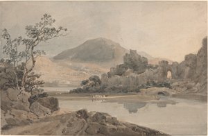 Zamek Conwy, Północna Walia autorstwa Thomas Girtin