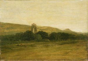 Guisborough Priory, c.1801-02 (olej na płótnie) autorstwa Thomas Girtin