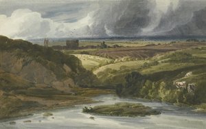 Zamek Lydford, 1800 autorstwa Thomas Girtin