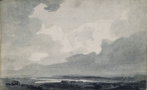 Widok na wrzosowiska, c1800 autorstwa Thomas Girtin