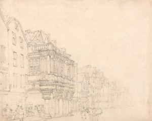 Ratusz w Exeter autorstwa Thomas Girtin