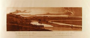 Die Wasserwerke von Marli und St. Germain en Laye in der Ferne