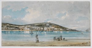 Widok Appledore, North Devon, z Instow Sands autorstwa Thomas Girtin