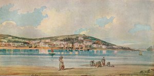 Widok Appledore, North Devon, z Instow Sands, 1798, 1919 autorstwa Thomas Girtin