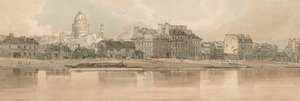 Widok na Panteon z Arsenału autorstwa Thomas Girtin