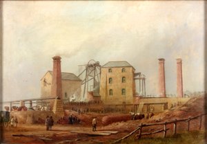 Kopalnia Hartley po katastrofie, 1869