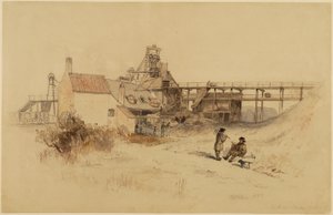 The B Pit, Fawden Colliery autorstwa Thomas H. Hair