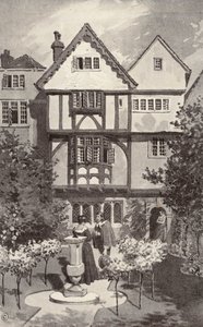 The Gray House (litografia) autorstwa Thomas Hamilton Crawford