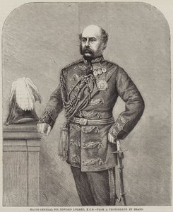 Generał dywizji Sir Edward Lugard, KCB autorstwa Thomas Harrington Wilson