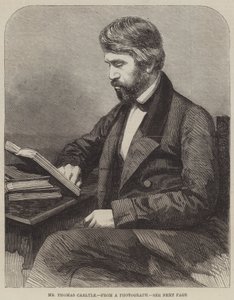Pan Thomas Carlyle autorstwa Thomas Harrington Wilson