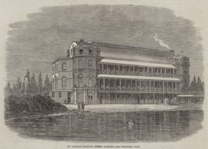 Szpital św. Tomasza, Surrey Gardens autorstwa Thomas Harrington Wilson