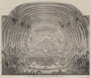 Pantomima w Teatrze Jej Królewskiej Mości autorstwa Thomas Harrington Wilson