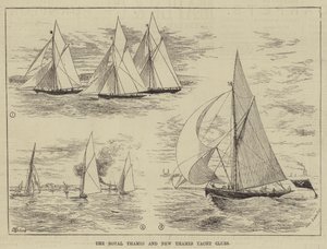 Royal Thames and New Thames Yacht Clubs autorstwa Thomas Harrington Wilson