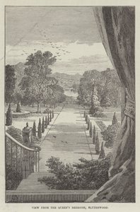 Widok z sypialni królowej, Blythswood autorstwa Thomas Harrington Wilson