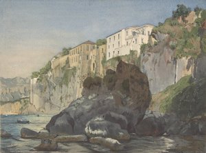 Domy w Sorrento, połowa XIX wieku.