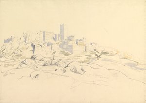 Akropol z Areopagu, Ateny, 24 kwietnia 1846 r.