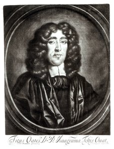 Portret Tytusa Oatesa (1649-1705) wykonany przez R. Thompsona autorstwa Thomas Hawker