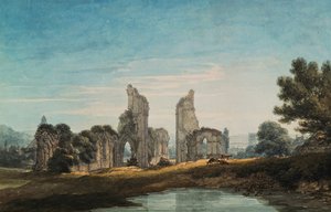 Opactwo Glastonbury, 1795 autorstwa Thomas Hearne