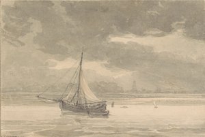 Tamiza z Ship Inn, Greenwich autorstwa Thomas Hearne
