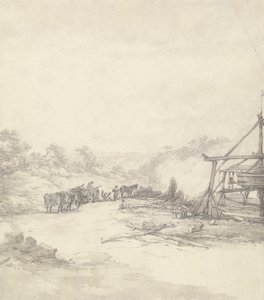 Descarregando Pit Props em Coalbrookdale Polish autorstwa Thomas Hearne