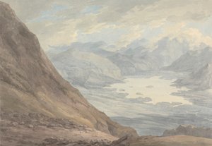 Widok ze Skiddaw na Derwentwater autorstwa Thomas Hearne