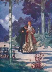 Edvard Grieg: Wędrówka po drewnie (kolorowa litografia)