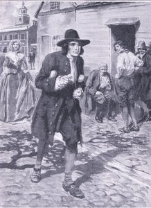 Wejście do miasta miłości Brotherley, ilustracja z "Cassell