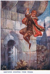 Gustavus uciekający z więzienia