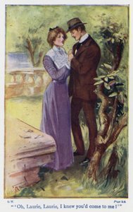 Ilustracja do Good Wives autorstwa Louisy M. Alcott (kolorowa litografia) autorstwa Thomas Heath Robinson