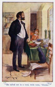 Ilustracja do Good Wives autorstwa Louisy M. Alcott (kolorowa litografia) autorstwa Thomas Heath Robinson