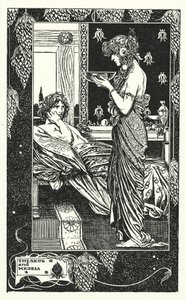 Tezeusz i Medeja (litografia) autorstwa Thomas Heath Robinson