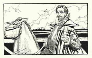 Wilhelm Milczący, bohater Holandii (litografia) autorstwa Thomas Heath Robinson