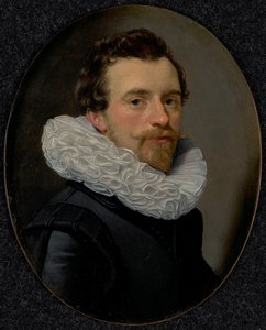 Portret młodego mężczyzny z rafią autorstwa Thomas Hendricksz. de Keyser