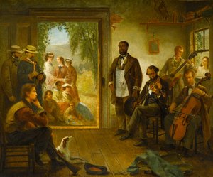 Musicale, Barber Shop, Trenton Falls, Nowy Jork, 1866