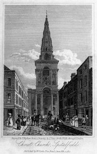 Christ Church, Spitalfields, Londyn, 1817.